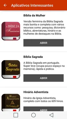 Reflexões Bíblicas android App screenshot 1